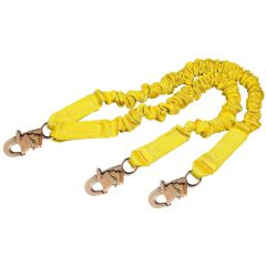 DBI-SALA® 6' Twin-Leg ShockWave™2 Shock Absorbing Lanyard (Steel Snap Hooks)