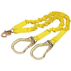 DBI-SALA® 6' Twin-Leg ShockWave™2 Shock Absorbing Lanyard (Steel Rebar Hooks)